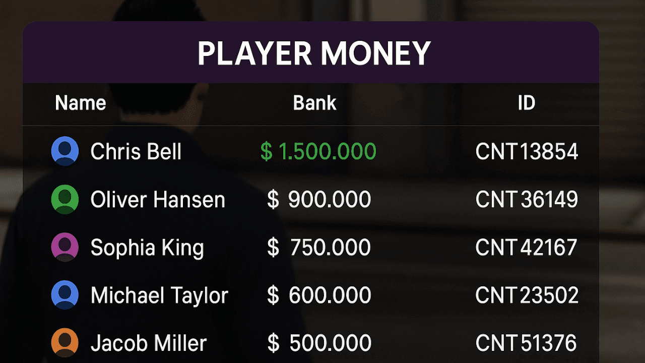 Check Player Money